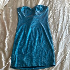 Fashion nova strapless mini dress